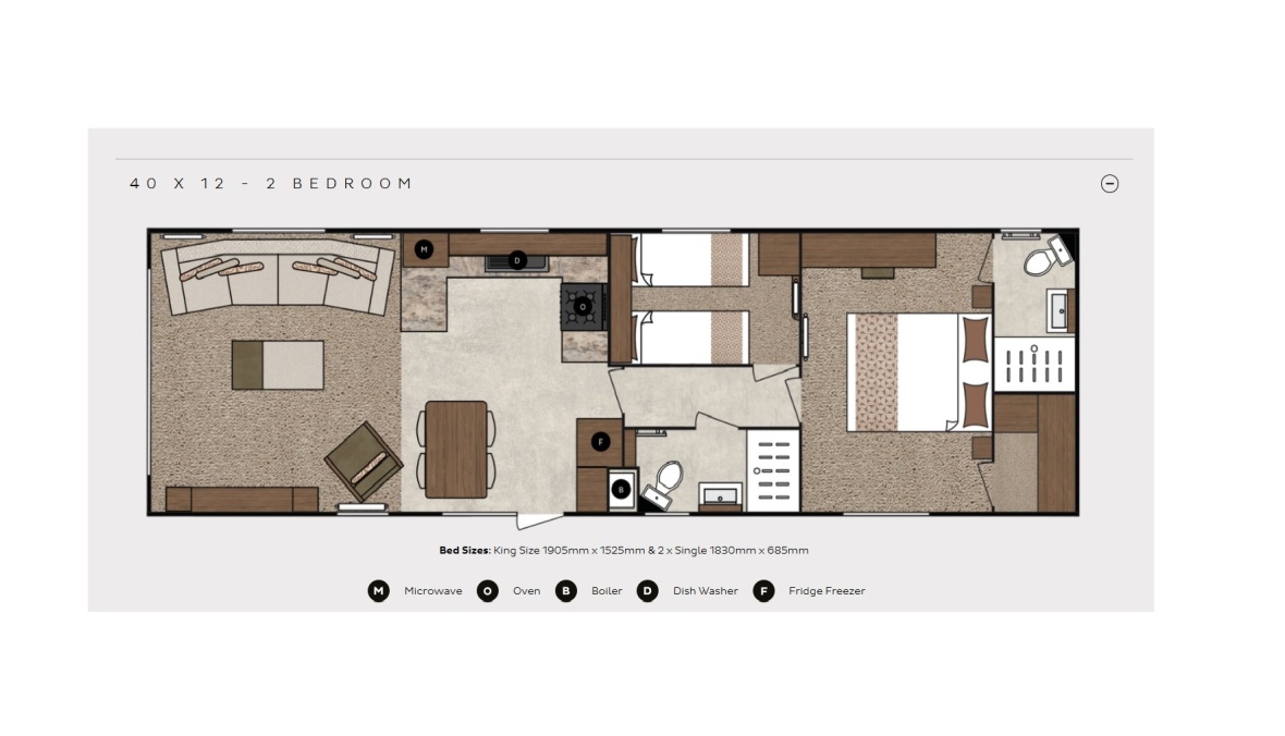 Super Luxury Caravans (2 Bed)