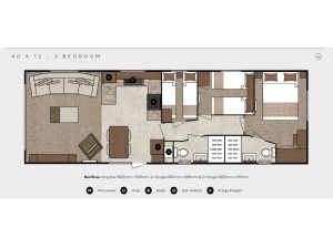 Super Luxury Caravan (3 Bed)